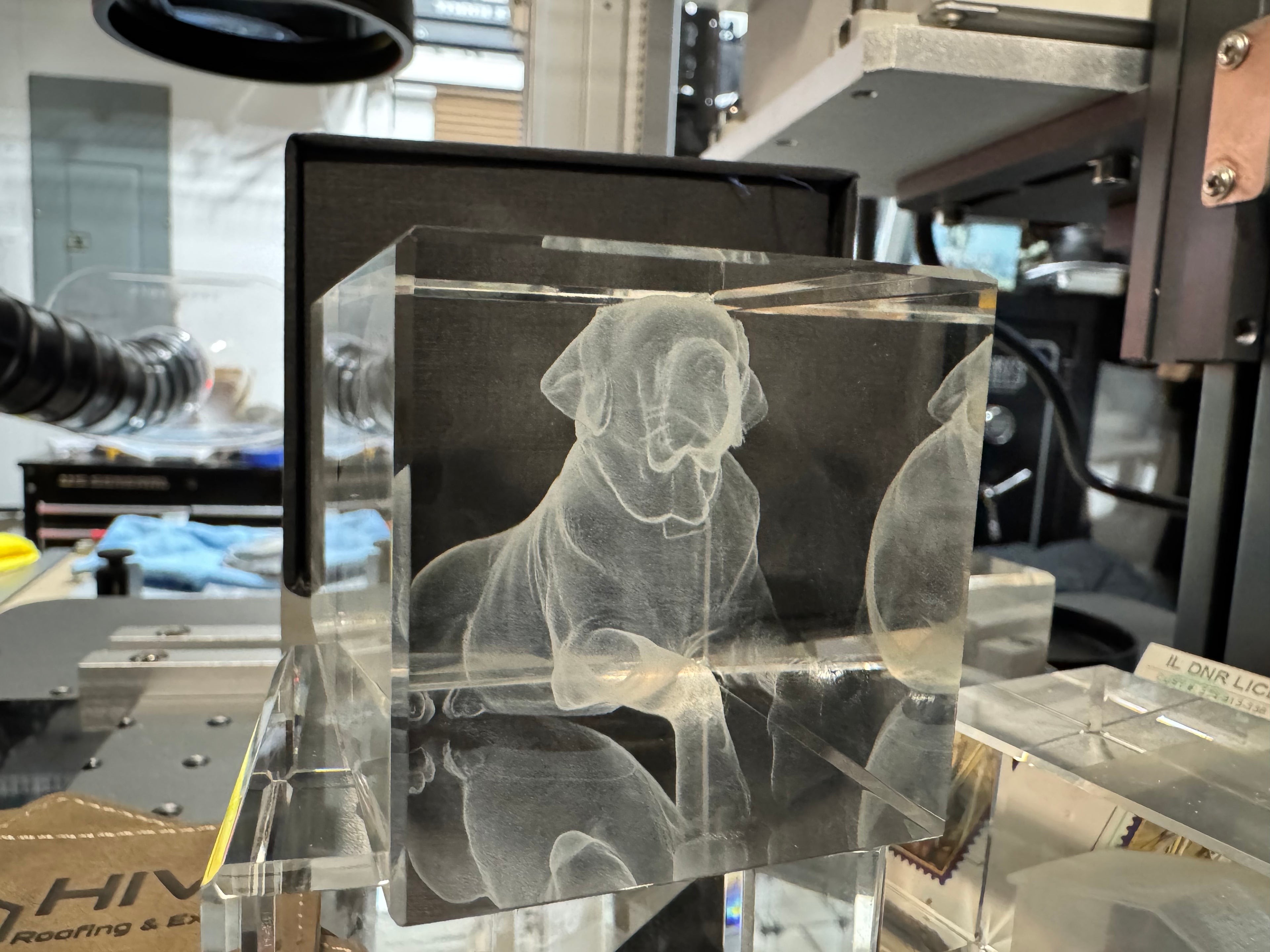 3D Inner Engraved Cystal