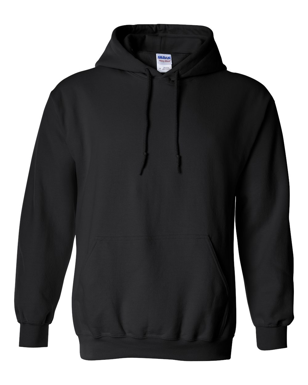 Gildan 18500 — Black — Front