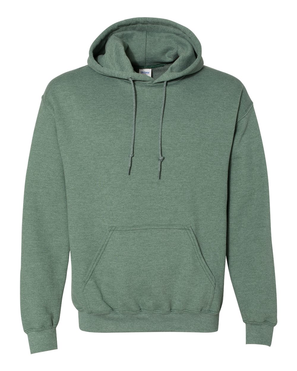 Gildan 18500 — Heather Dark Green Front High
