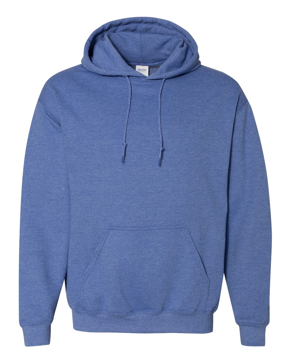 Gildan 18500 — Heather Deep Royal Front High