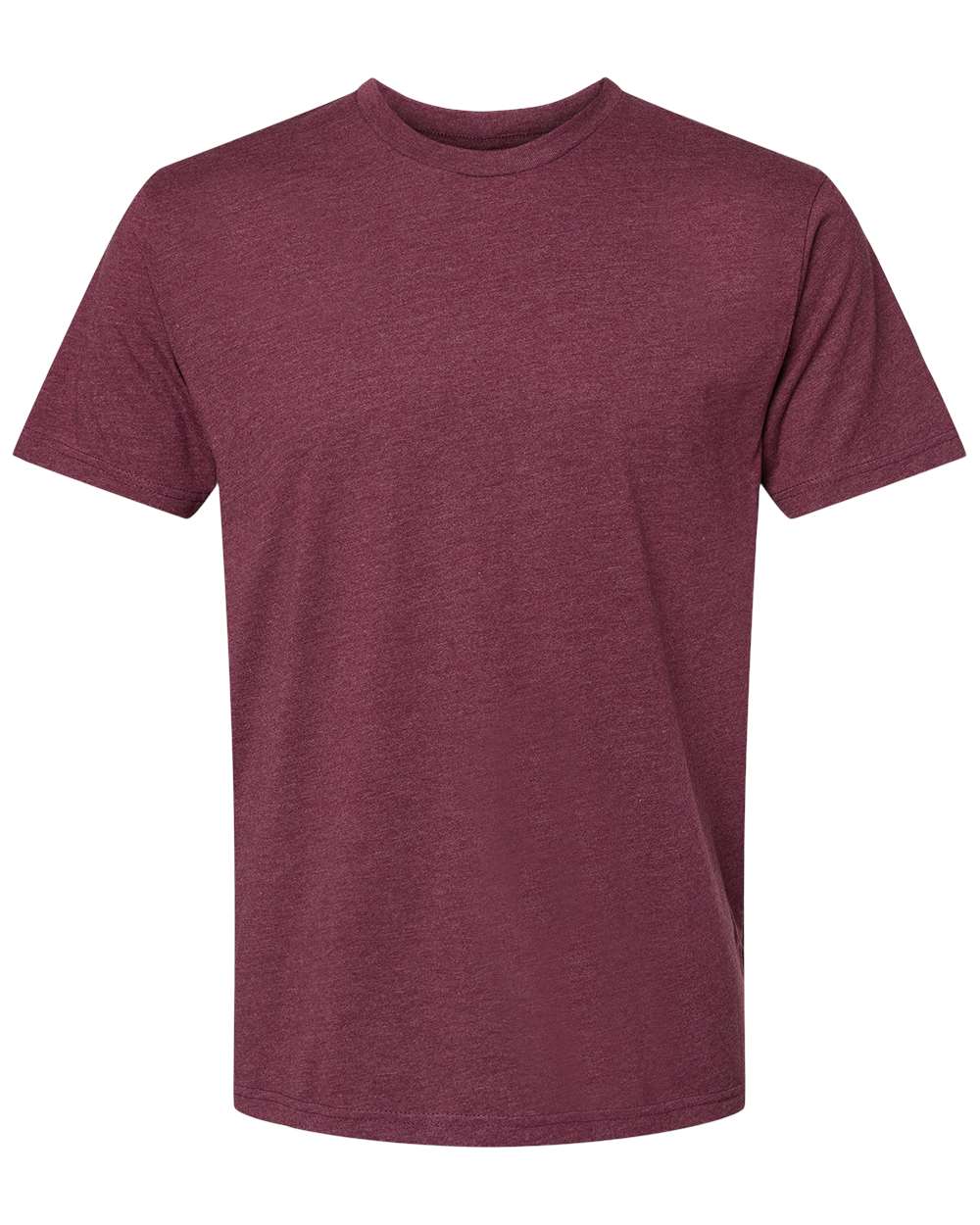 Next Level 6210 Heather Maroon Front High