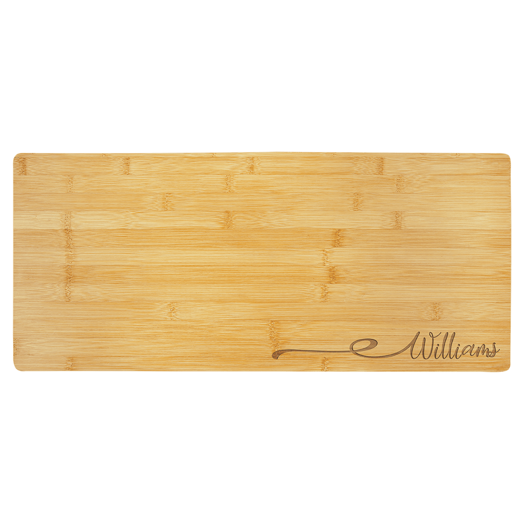 23 3/4" x 10" Bamboo Charcuterie Board/Cutting Board