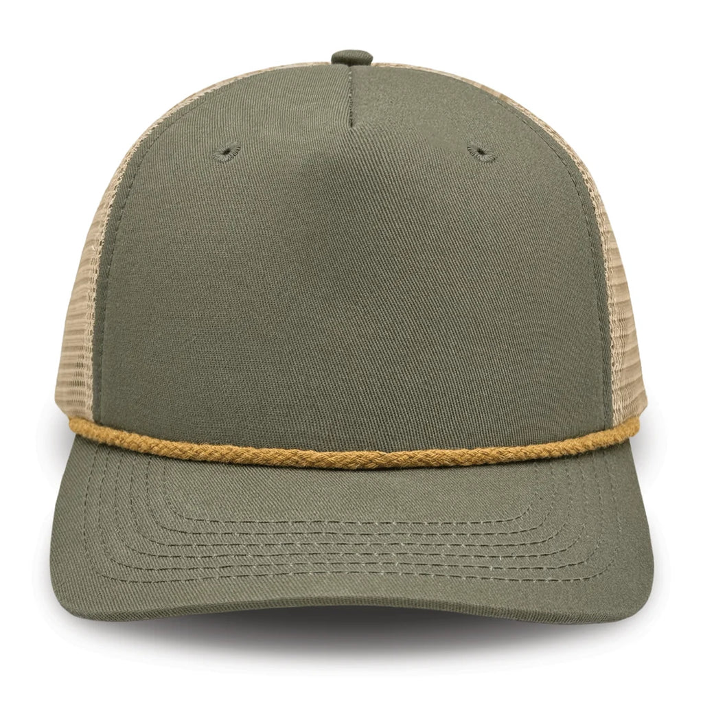 Lost Hat Co Gator & Balsa Ranchero trucker hat front view