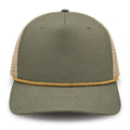 Lost Hat Co Gator & Balsa Ranchero trucker hat front view