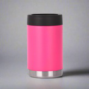 12oz Can Cooler - Hot Pink