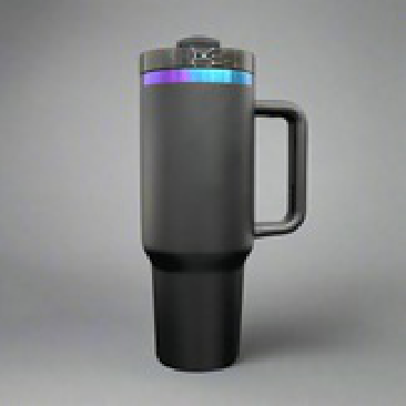40oz Chroma Plated Tumbler - Black