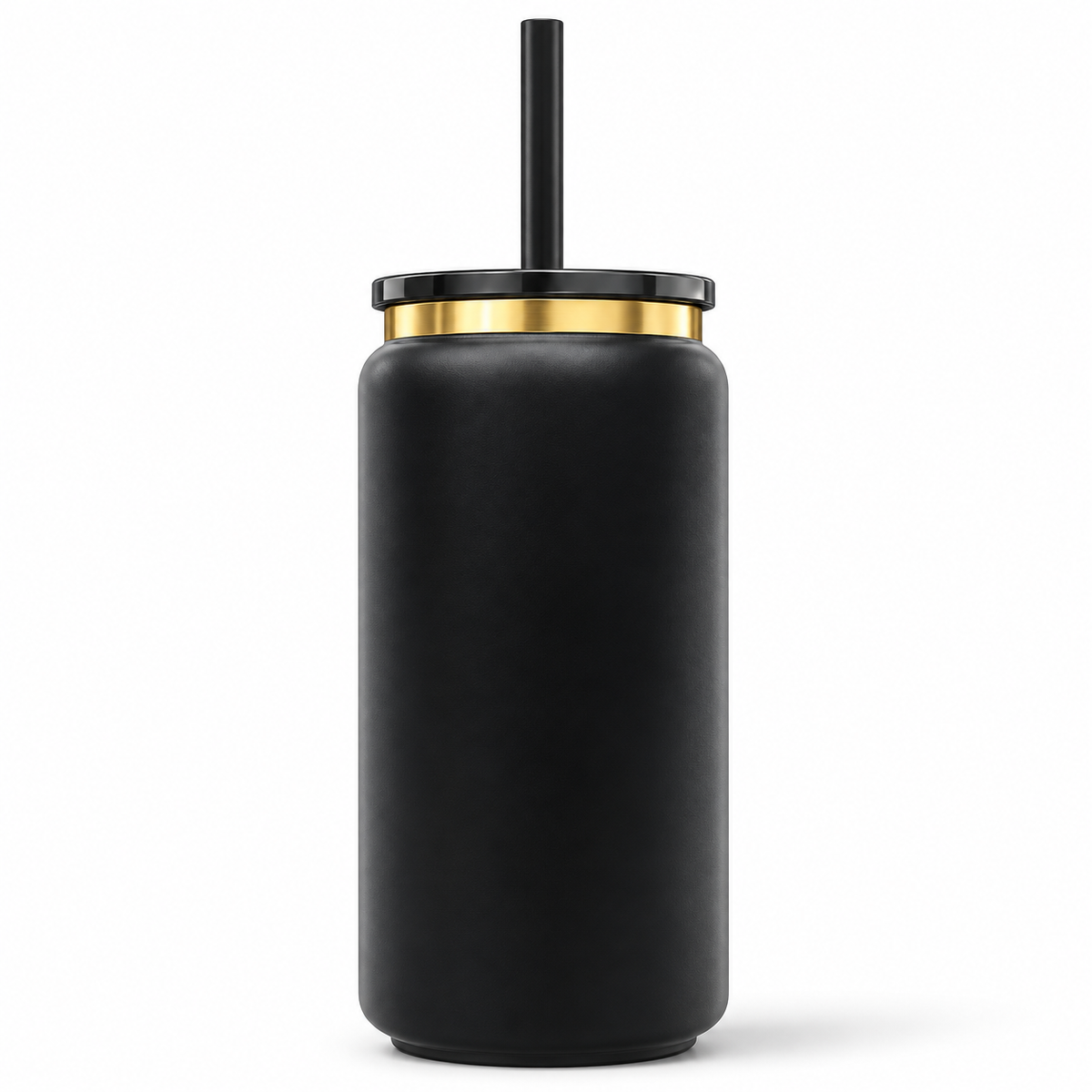 16oz Gold Plated Tumbler - Black