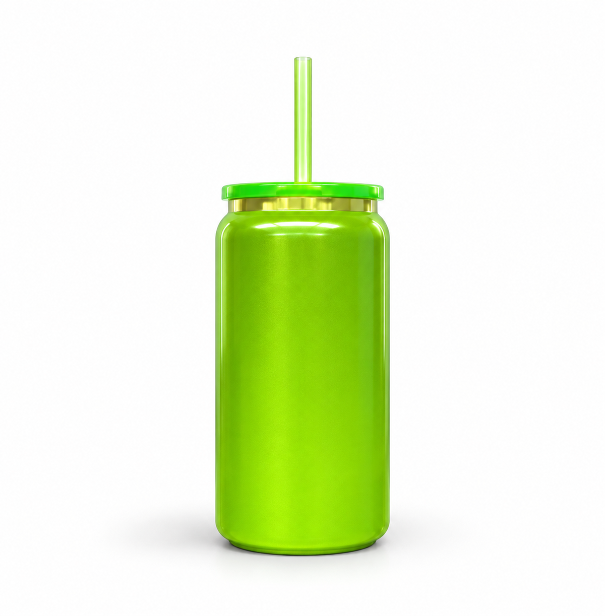 16oz Gold Plated Tumbler - Lime