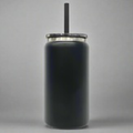 16oz Mirror Black Plated Tumbler - Black