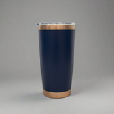 20oz Copper Plated Tumbler - Navy