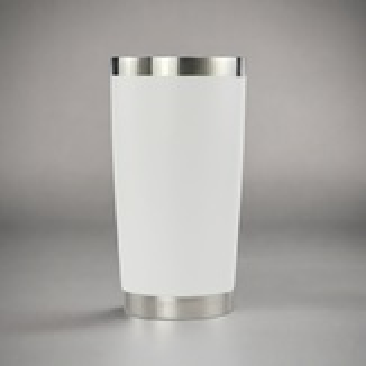 20oz Stainless Tumbler - White