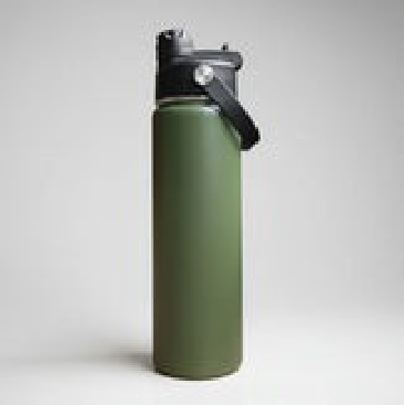 22oz Sports Water Bottle - Army Green