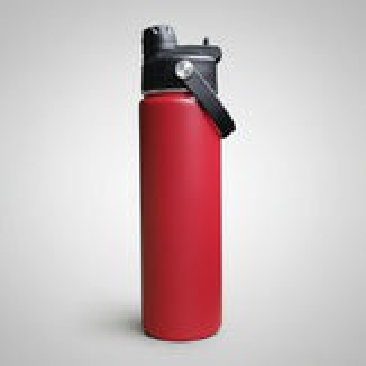22oz Sports Water Bottle - Red