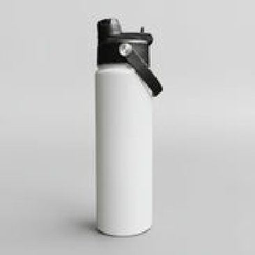 22oz Sports Water Bottle - White
