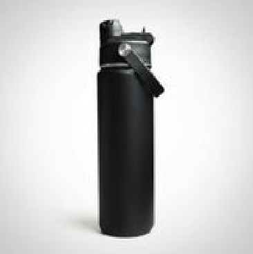 22oz Sports Water Bottle - Black