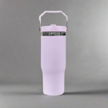 30oz Black Plated Flip Tumbler - Lavender