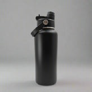 32oz Sports Water Bottle - Black