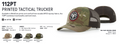 Richardson 112PT Printed Tactical Trucker and four MultiCam colors