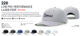 Richardson 228 Low Pro Performance Laser Perf and available colors